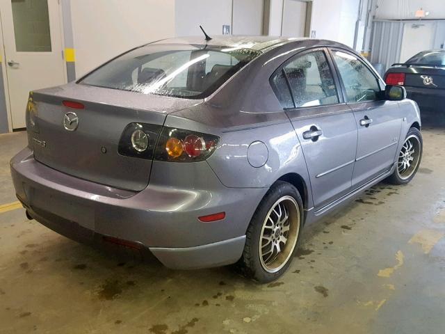 JM1BK323261407414 - 2006 MAZDA 3 S GRAY photo 4