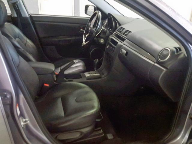 JM1BK323261407414 - 2006 MAZDA 3 S GRAY photo 5