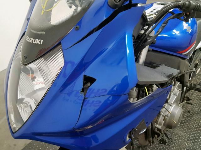 VTTGM51A682101564 - 2008 SUZUKI GS500 BLUE photo 9