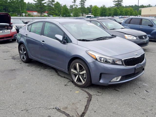 3KPFL4A82JE241743 - 2018 KIA FORTE EX GRAY photo 1