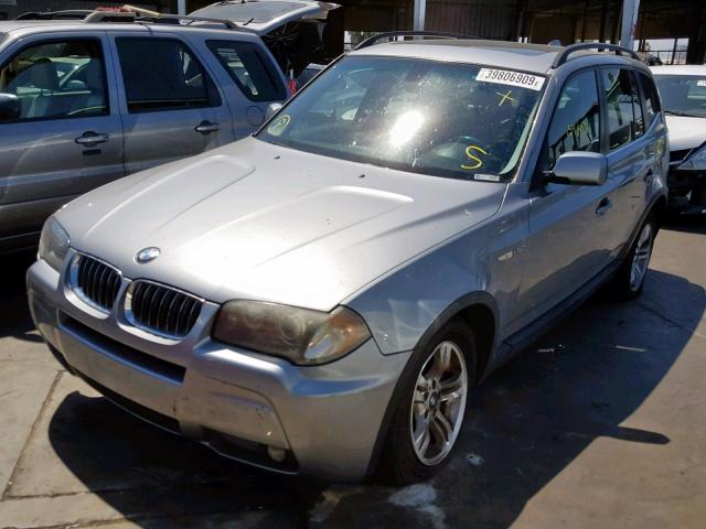 WBXPA93436WG82446 - 2006 BMW X3 3.0I GRAY photo 2