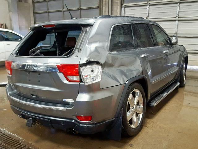 1J4RR6GT0BC621606 - 2011 JEEP GRAND CHER GRAY photo 4