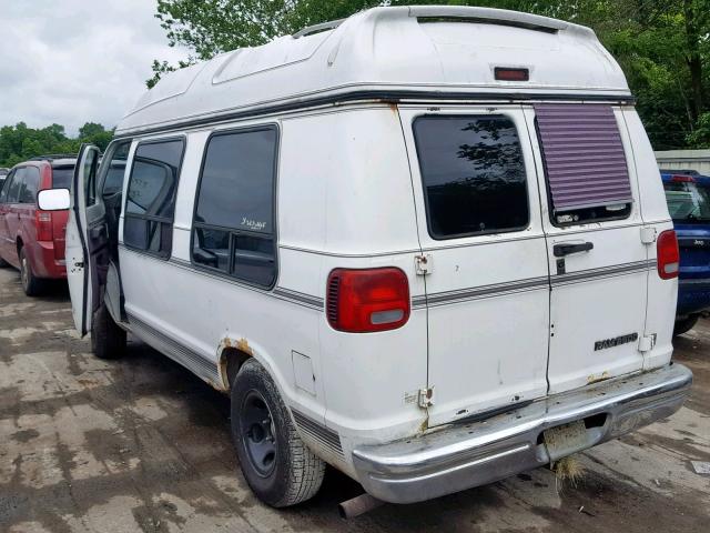 2B7HB21Y6TK116223 - 1996 DODGE RAM VAN B2 WHITE photo 3