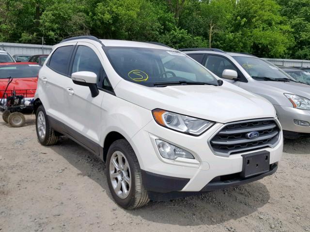 MAJ6P1UL2JC203798 - 2018 FORD ECOSPORT S WHITE photo 1