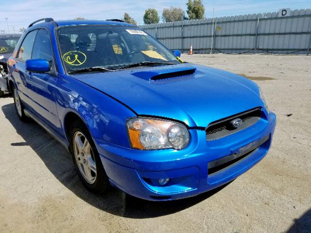 JF1GG29674G806353 - 2004 SUBARU IMPREZA WR BLUE photo 1