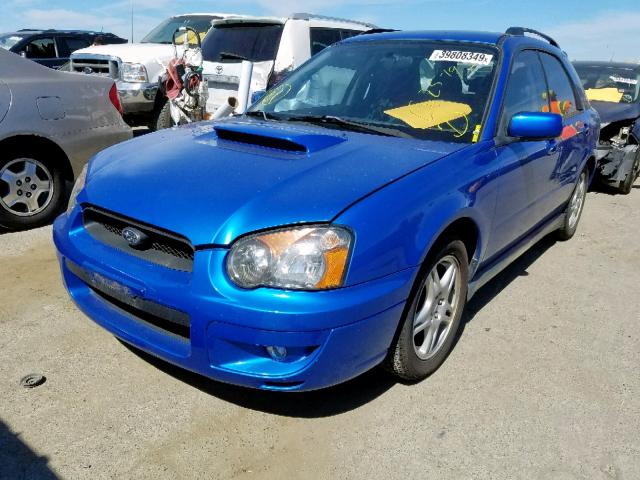 JF1GG29674G806353 - 2004 SUBARU IMPREZA WR BLUE photo 2