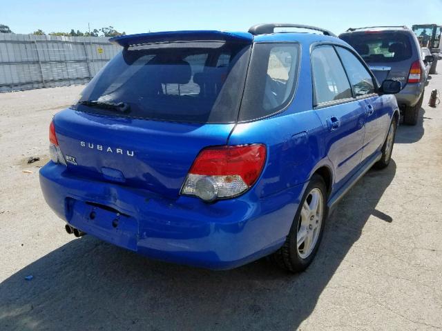 JF1GG29674G806353 - 2004 SUBARU IMPREZA WR BLUE photo 4