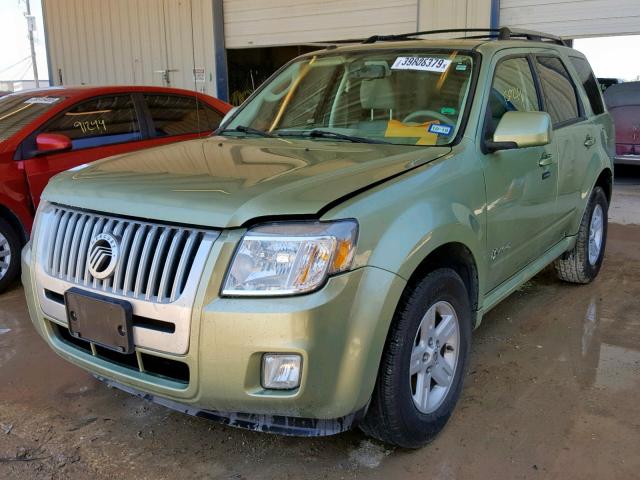 4M2CN2K36AKJ07152 - 2010 MERCURY MARINER HY GREEN photo 2