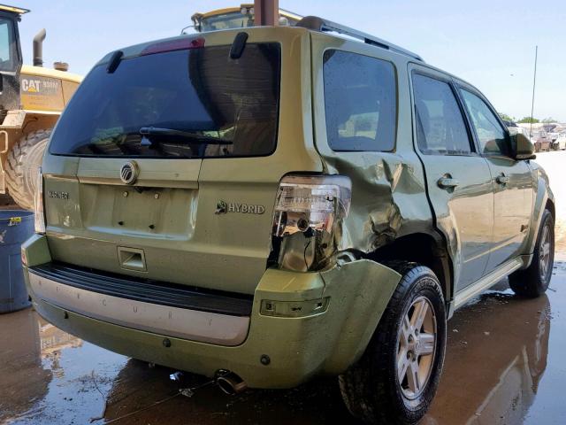 4M2CN2K36AKJ07152 - 2010 MERCURY MARINER HY GREEN photo 4