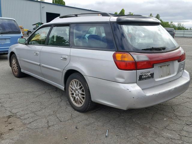 4S3BH625947301733 - 2004 SUBARU LEGACY L S SILVER photo 3