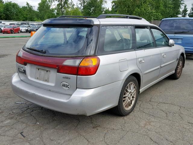 4S3BH625947301733 - 2004 SUBARU LEGACY L S SILVER photo 4