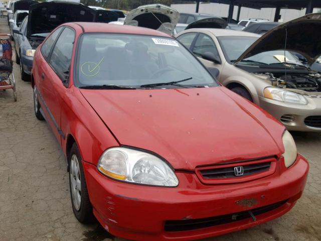 1HGEJ6227WL003670 - 1998 HONDA CIVIC RED photo 1