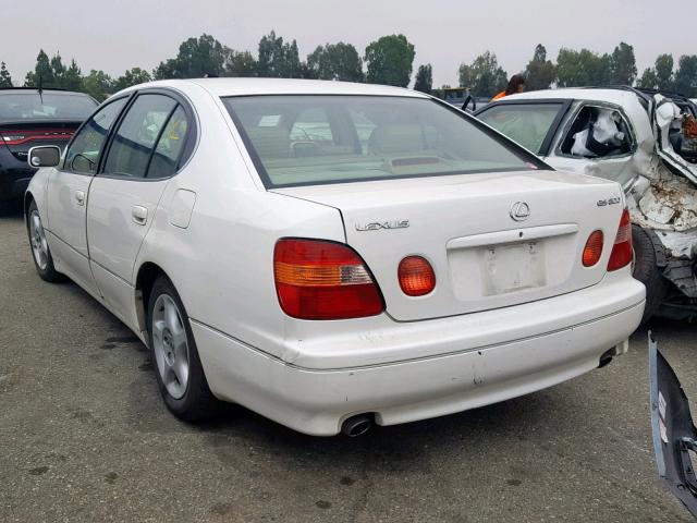 JT8BD68S9X0063953 - 1999 LEXUS GS 300 WHITE photo 3