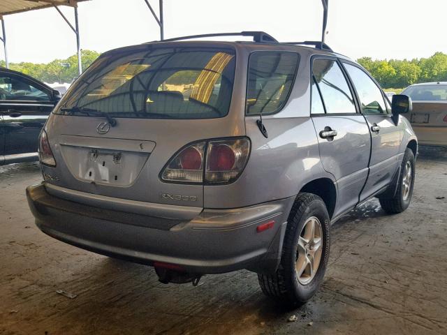 JTJHF10UX10204877 - 2001 LEXUS RX 300 BLUE photo 4