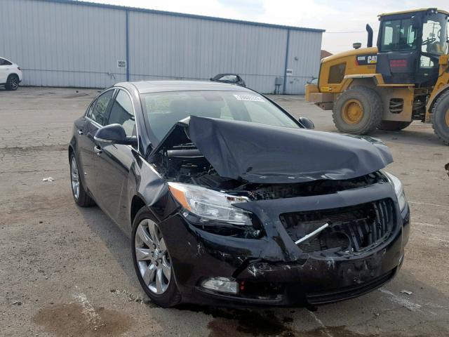 2G4GS5EV8D9224828 - 2013 BUICK REGAL PREM BLACK photo 1