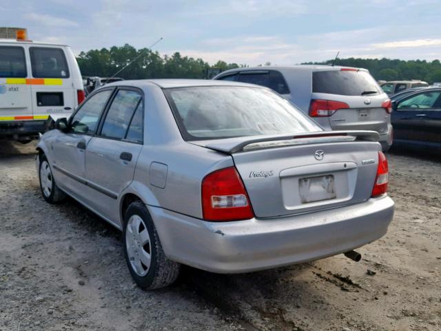 JM1BJ225631209588 - 2003 MAZDA PROTEGE DX SILVER photo 3