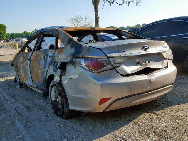 KMHEC4A49BA001338 - 2011 HYUNDAI SONATA HYBRID  photo 3