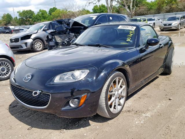 JM1NC2PF7C0220307 - 2012 MAZDA MX-5 MIATA BLACK photo 2