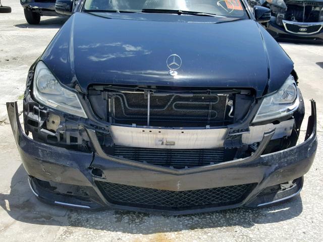 WDDGF4HB7CA676668 - 2012 MERCEDES-BENZ C 250 BLACK photo 9