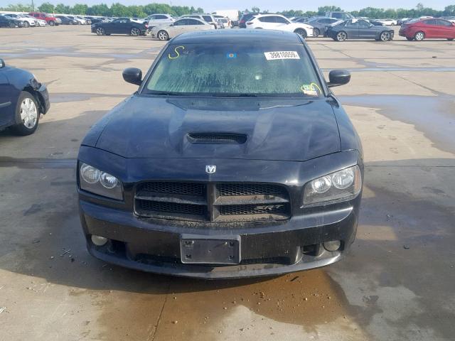 2B3KA73W36H328419 - 2006 DODGE CHARGER SR BLACK photo 9