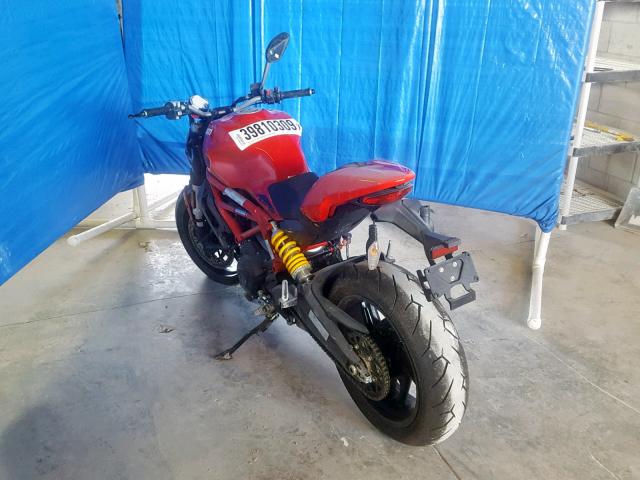 ML0MADBM0KT002483 - 2019 DUCATI MONSTER 79 RED photo 3