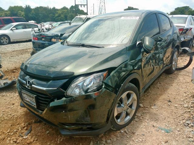 3CZRU5H53GM750521 - 2016 HONDA HR-V EX GREEN photo 2