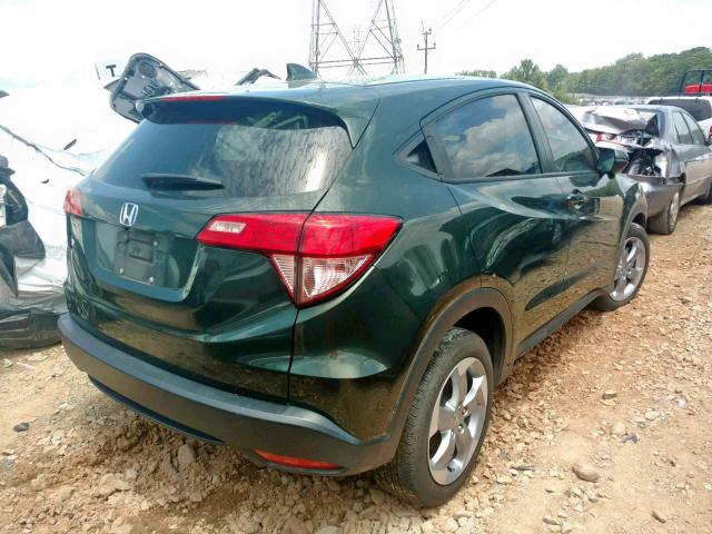 3CZRU5H53GM750521 - 2016 HONDA HR-V EX GREEN photo 4