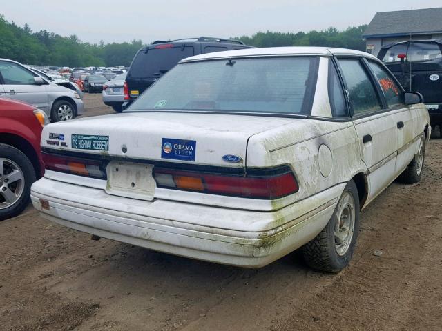 2FAPP36X1NB145608 - 1992 FORD TEMPO GL WHITE photo 4