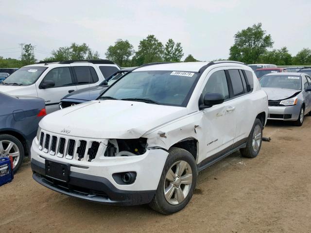 1C4NJDBB3CD562383 - 2012 JEEP COMPASS SP თეთრი ფოტო 2