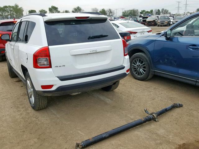 1C4NJDBB3CD562383 - 2012 JEEP COMPASS SP თეთრი ფოტო 3