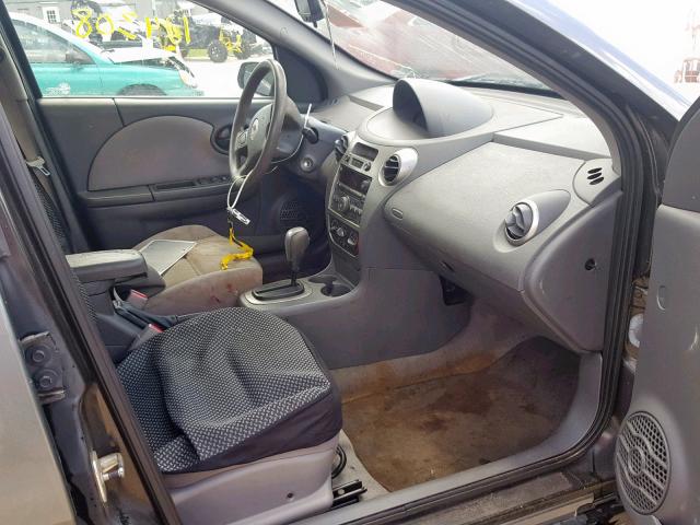 1G8AJ55F37Z207459 - 2007 SATURN ION LEVEL GREEN photo 5