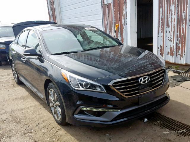 5NPE34AF4GH310480 - 2016 HYUNDAI SONATA SPO BLACK photo 1