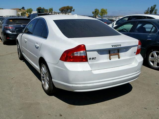 YV1AS982671024228 - 2007 VOLVO S80 3.2 WHITE photo 3