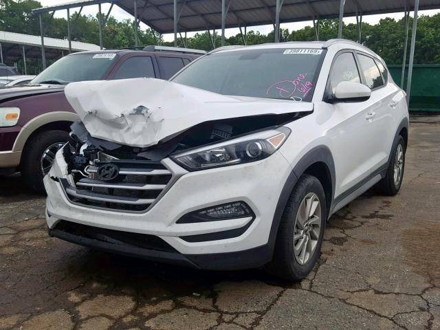 KM8J33A41HU410806 - 2017 HYUNDAI TUCSON LIM WHITE photo 2