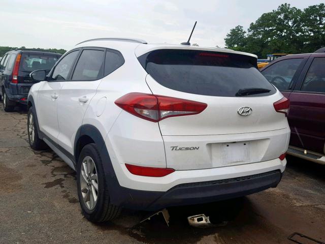 KM8J33A41HU410806 - 2017 HYUNDAI TUCSON LIM WHITE photo 3