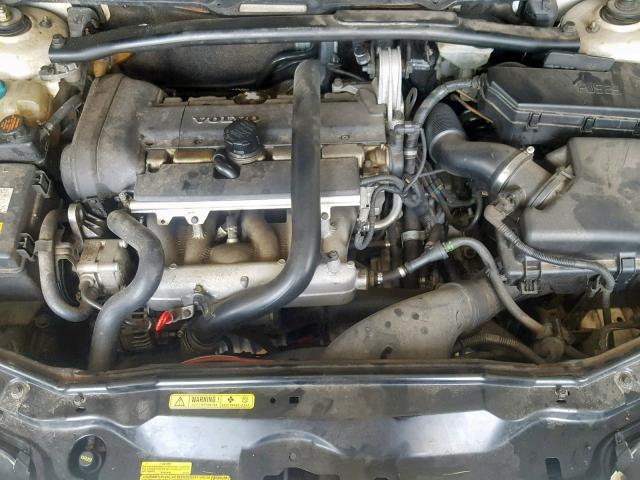 YV1TS592651392003 - 2005 VOLVO S80 2.5T WHITE photo 7