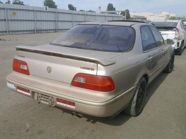 JH4KA7674PC009374 - 1993 ACURA LEGEND LS GOLD photo 4