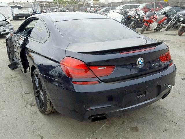 WBALX3C58CDV77368 - 2012 BMW 650 I BLACK photo 3