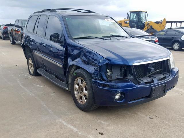 1GKDT13S922229140 - 2002 GMC ENVOY BLUE photo 1