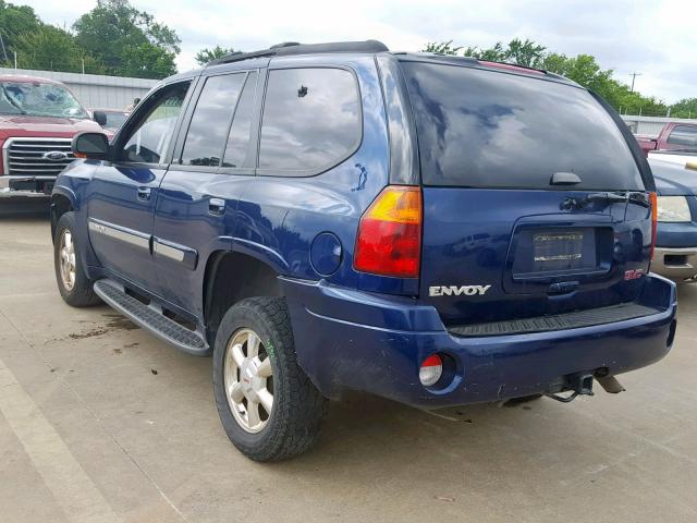 1GKDT13S922229140 - 2002 GMC ENVOY BLUE photo 3