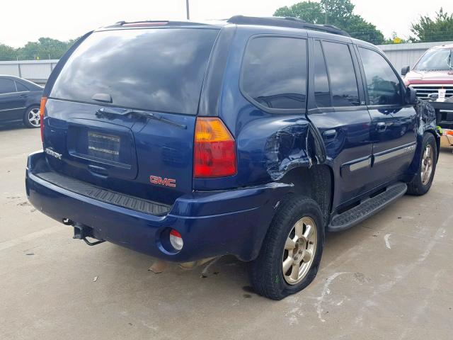 1GKDT13S922229140 - 2002 GMC ENVOY BLUE photo 4