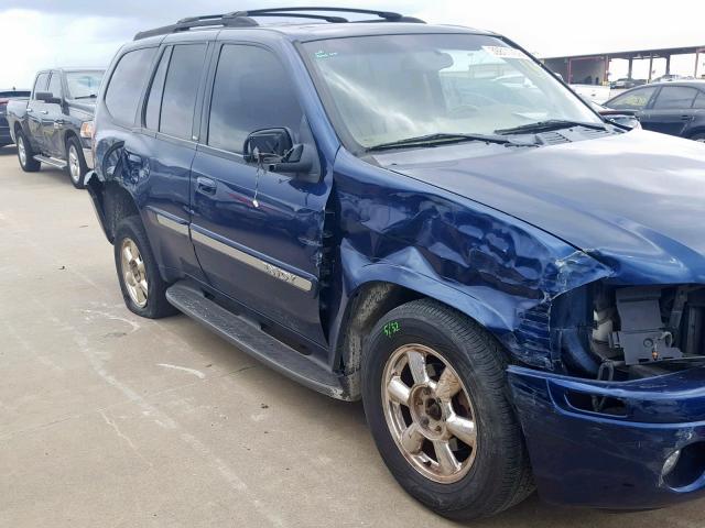 1GKDT13S922229140 - 2002 GMC ENVOY BLUE photo 9