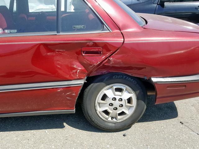 1G3NL54N2PM013660 - 1993 OLDSMOBILE ACHIEVA S MAROON photo 9