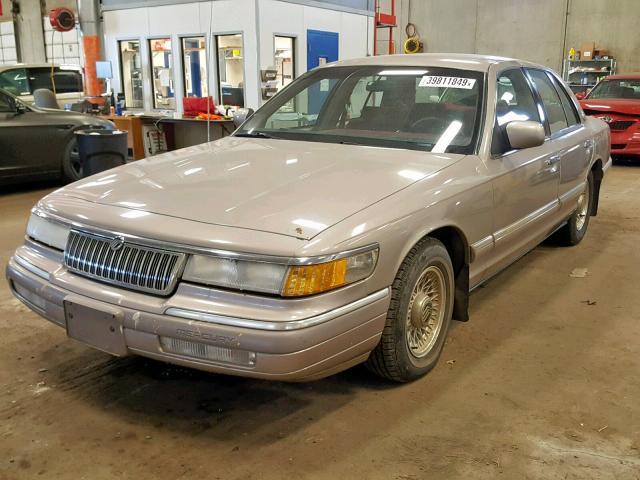 2MELM75W8RX619238 - 1994 MERCURY GRAND MARQ GRAY photo 2