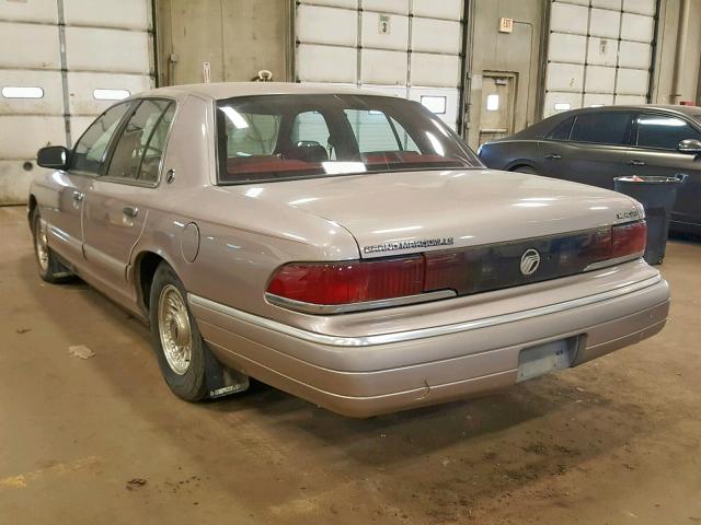 2MELM75W8RX619238 - 1994 MERCURY GRAND MARQ GRAY photo 3