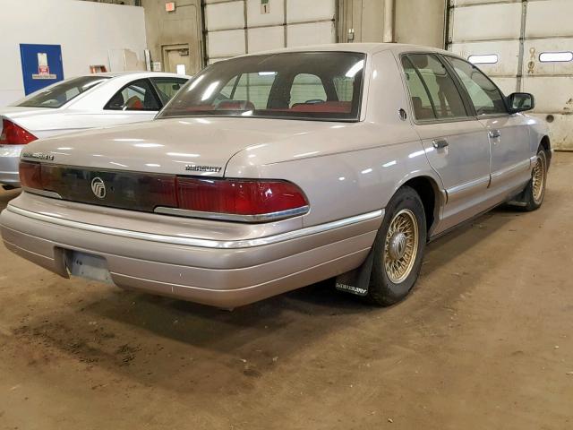 2MELM75W8RX619238 - 1994 MERCURY GRAND MARQ GRAY photo 4