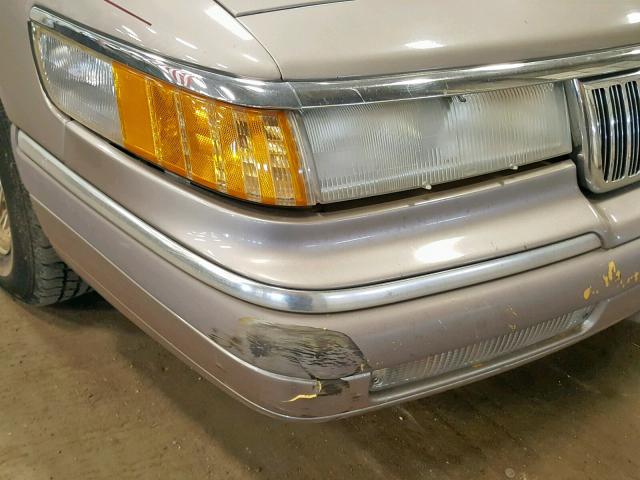 2MELM75W8RX619238 - 1994 MERCURY GRAND MARQ GRAY photo 9