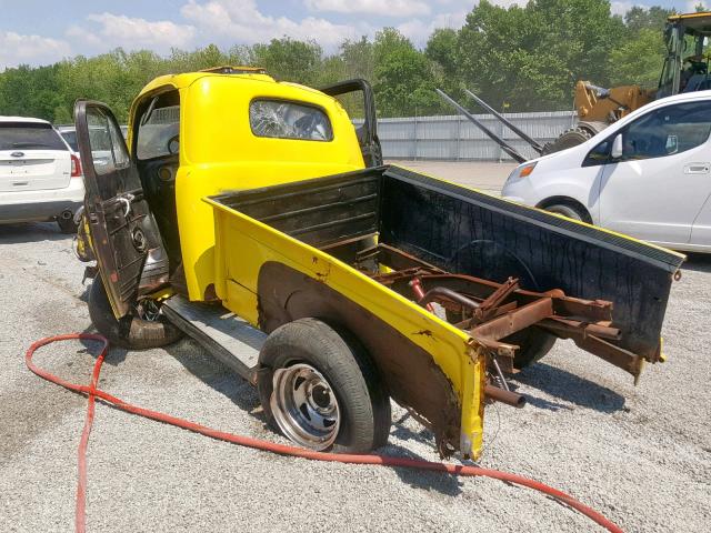 98RC408563 - 1950 FORD TRUCK YELLOW photo 3