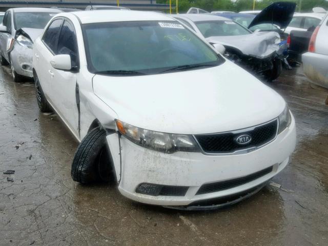 KNAFU4A26A5104256 - 2010 KIA FORTE EX WHITE photo 1