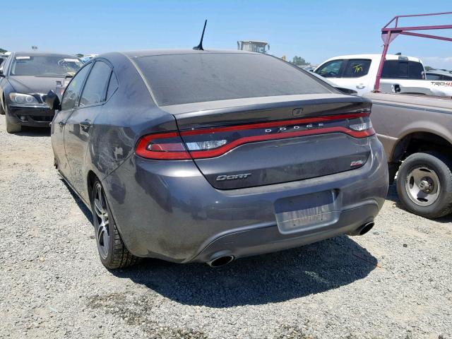 1C3CDFBB7ED831857 - 2014 DODGE DART SXT CHARCOAL photo 3